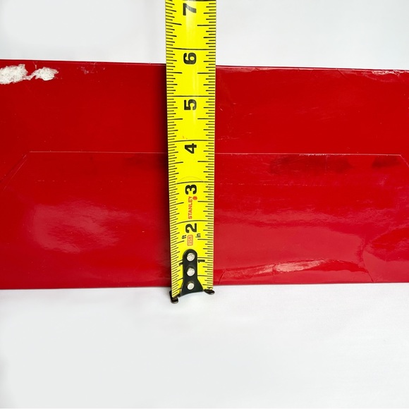 VALENTINO GARAVANI Red Paper Boutique Shopping Bag and Black Satin Ribbon - Picture 6 of 8